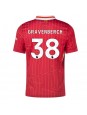 Liverpool Ryan Gravenberch #38 Kotipaita 2024-25 Lyhythihainen